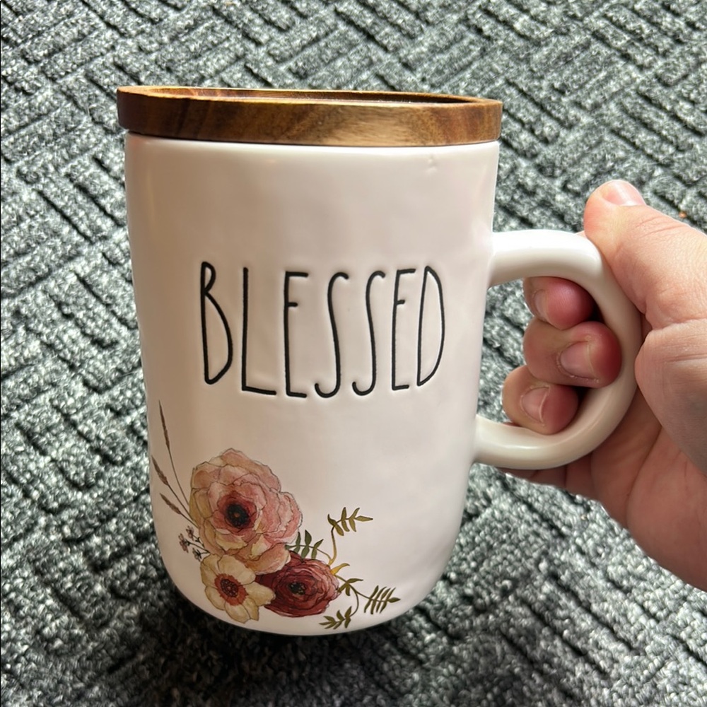 Rae Dunn BLESSED Mug